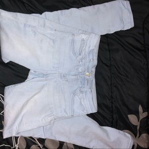 Hi-Rise Light Wash Jeggings